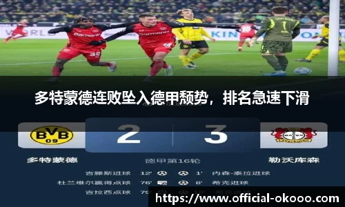 多特蒙德连败坠入德甲颓势，排名急速下滑