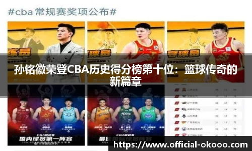 孙铭徽荣登CBA历史得分榜第十位：篮球传奇的新篇章